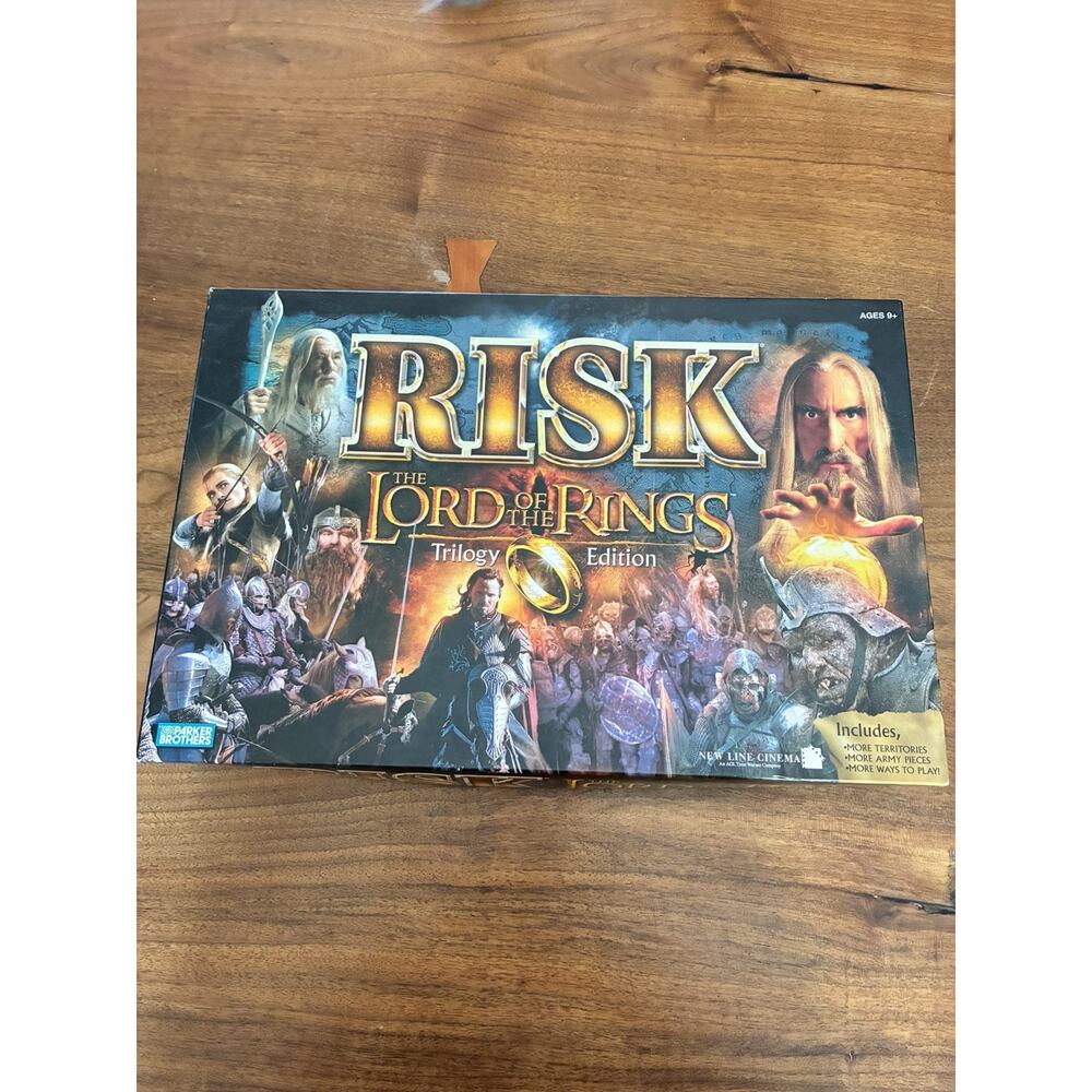 2003 Parker Brothers RISK:LORD‎ Of The RINGS Trilogy Board Game. 100% Complete